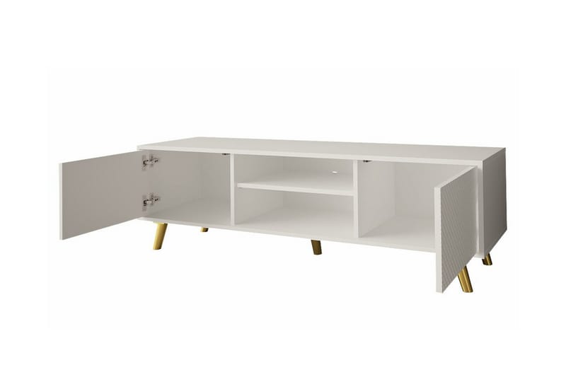 Glenndale TV-skab 140 cm - Hvid - Møbler - TV borde & mediemøbler - TV-skab
