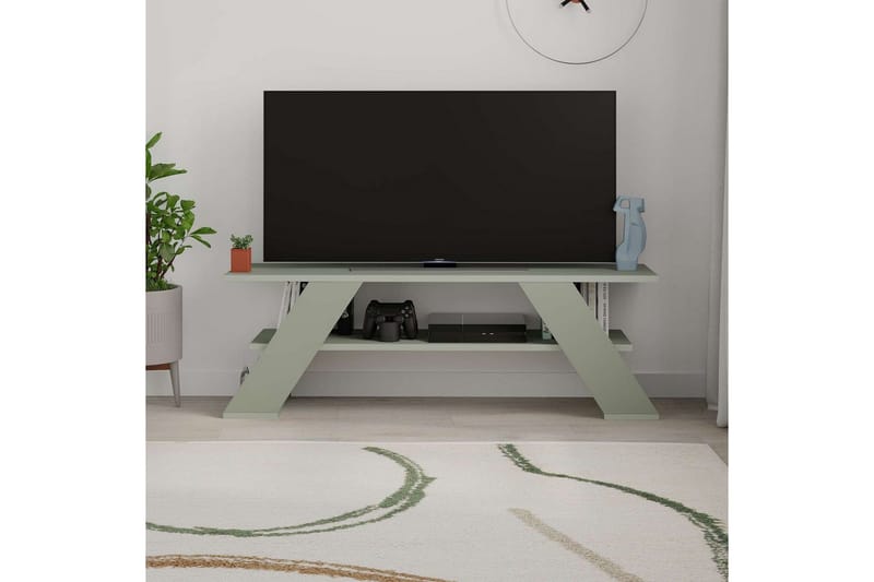 TV-skab Janesh Ask Grøn - Ask Grøn - Møbler - TV borde & mediemøbler - TV-borde