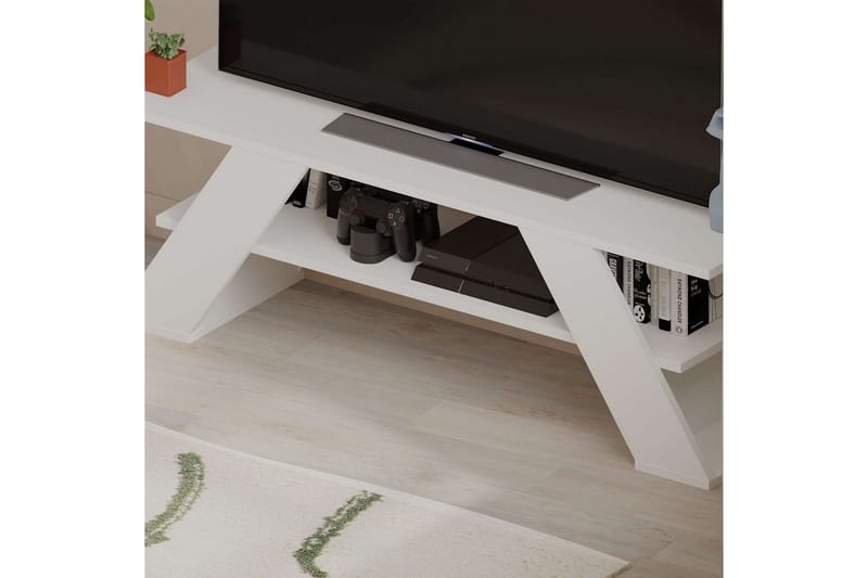 TV-skab Janesh Hvid - Hvid - Møbler - TV borde & mediemøbler - TV-borde