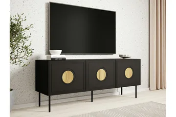 Juniskär TV-Skab 151 cm - Sort - Møbler - TV borde & mediemøbler - TV-borde