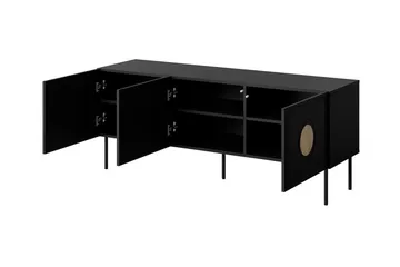 Juniskär TV-Skab 151 cm - Sort - Møbler - TV borde & mediemøbler - TV-borde