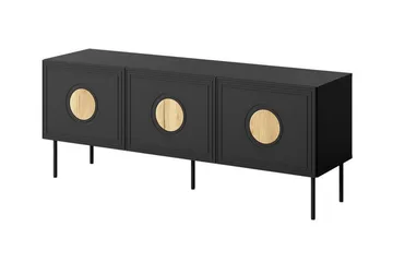 Juniskär TV-Skab 151 cm - Sort - Møbler - TV borde & mediemøbler - TV-borde