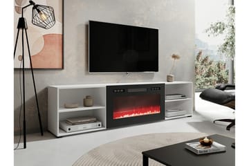 Juniskär TV-Skab 200 cm - Hvid - Møbler - TV borde & mediemøbler - TV-borde