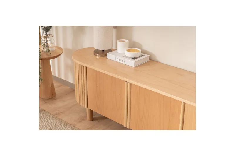 TV-skab Karela Bøg - Lysfarvet træ - Møbler - TV borde & mediemøbler - TV-borde