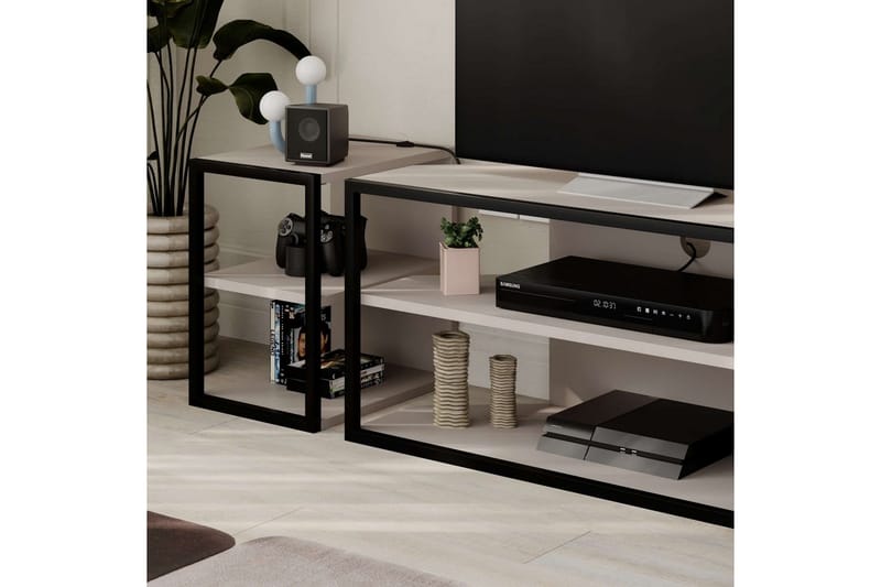 TV-skab Kelinmoor Lys Mocha - Lys Mocha - Møbler - TV borde & mediemøbler - TV-borde