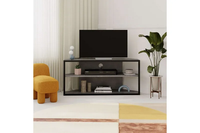 TV-skab Kelinmoor Retro Grå - Retro Grå - Møbler - TV borde & mediemøbler - TV-borde