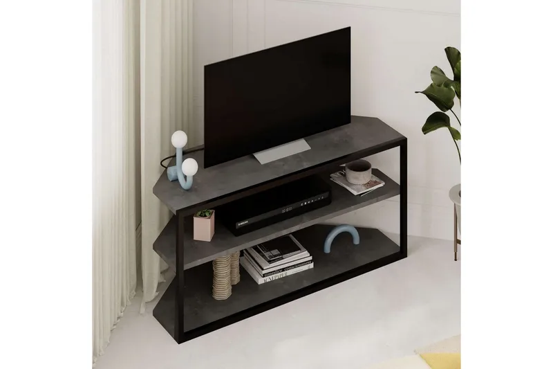 TV-skab Kelinmoor Retro Grå - Retro Grå - Møbler - TV borde & mediemøbler - TV-borde