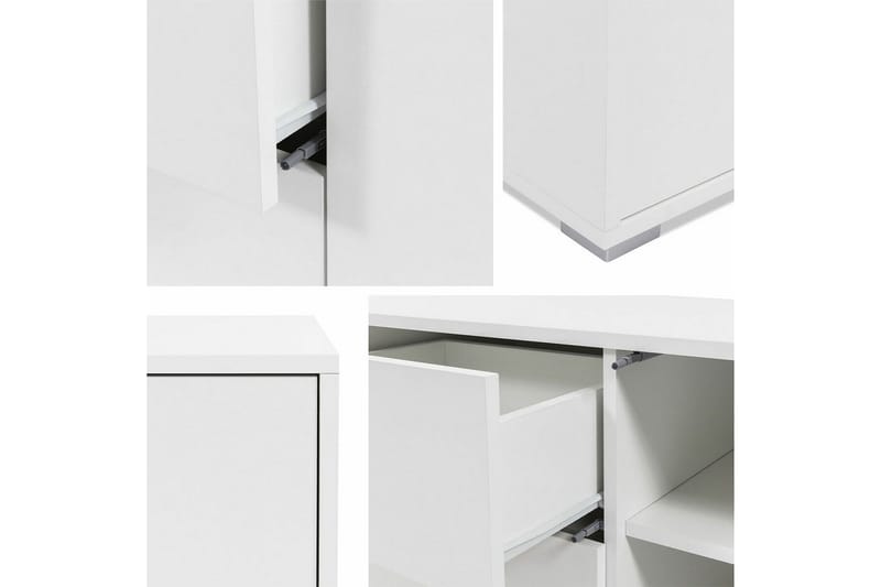 Kintore Tv-skåp 141 cm White - Møbler - TV borde & mediemøbler - TV-skab
