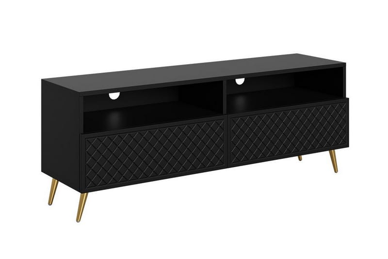 Kintore TV-skab 150 cm - Sort - Møbler - TV borde & mediemøbler - TV-skab