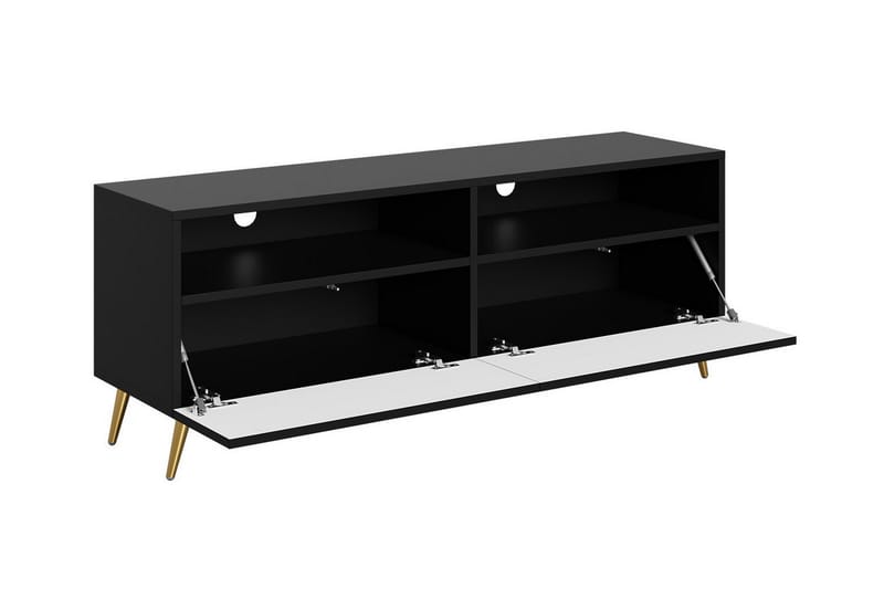Kintore TV-skab 150 cm - Sort - Møbler - TV borde & mediemøbler - TV-skab