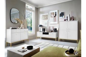 Klinkerville TV-skab 154 cm - Hvid - Møbler - TV borde & mediemøbler - TV-borde