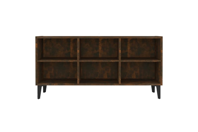 tv-skab m. metalben 103,5x30x50 cm sonoma-eg - Brun - Møbler - TV borde & mediemøbler - TV-borde