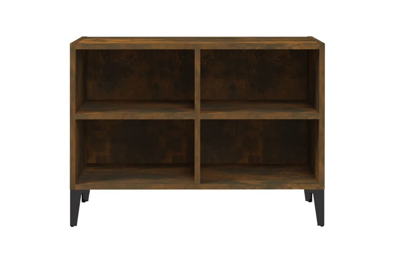 tv-skab m. metalben 69,5x30x50 cm røget eg - Brun - Møbler - TV borde & mediemøbler - TV-borde