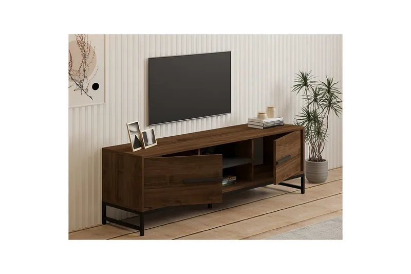 TV-skab Mono Valnød - Valnød - Møbler - TV borde & mediemøbler - TV-borde