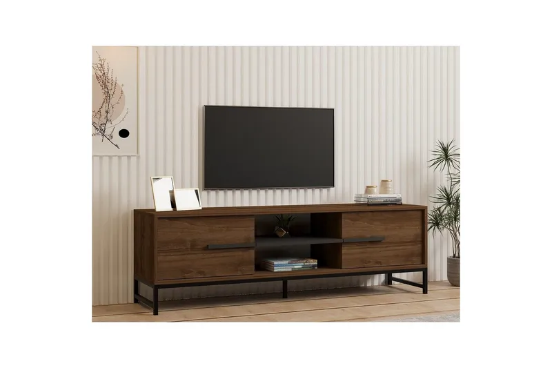 TV-skab Mono Valnød - Valnød - Møbler - TV borde & mediemøbler - TV-borde