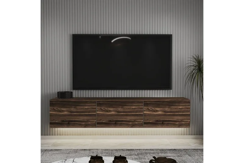 TV-skab Neon Kastanje - Kastanje - Møbler - TV borde & mediemøbler - TV-borde