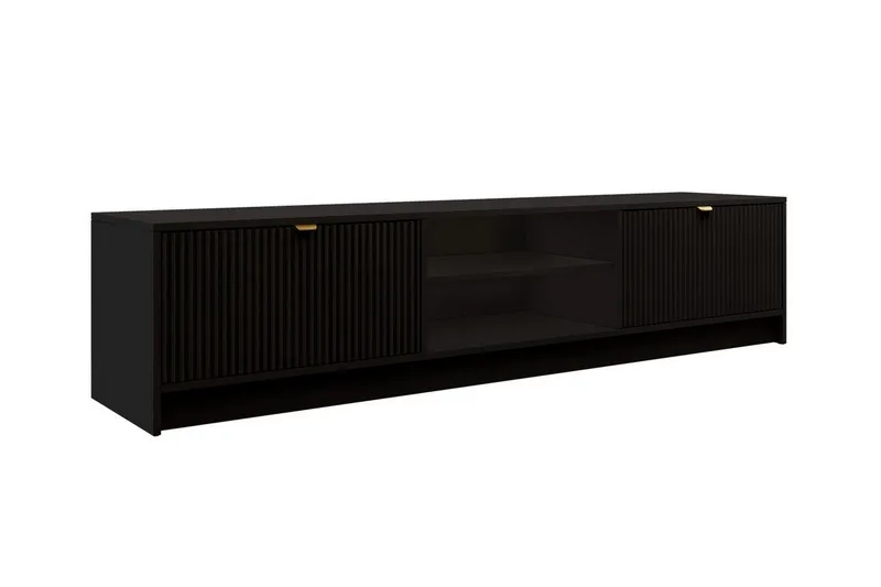 Novaj TV-skab 180 cm - Sort - Møbler - TV borde & mediemøbler - TV-borde
