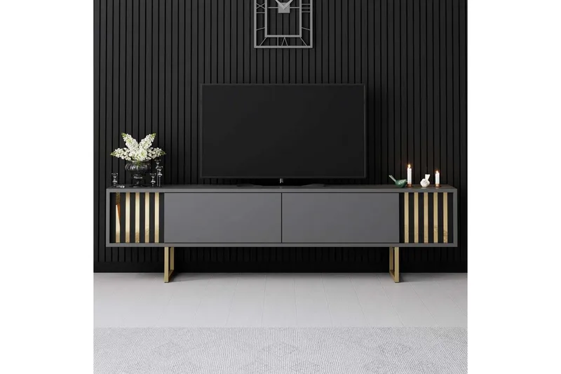 TV-skab Rany linje Antracit / Rany - Antracit / Rany - Møbler - TV borde & mediemøbler - TV-borde