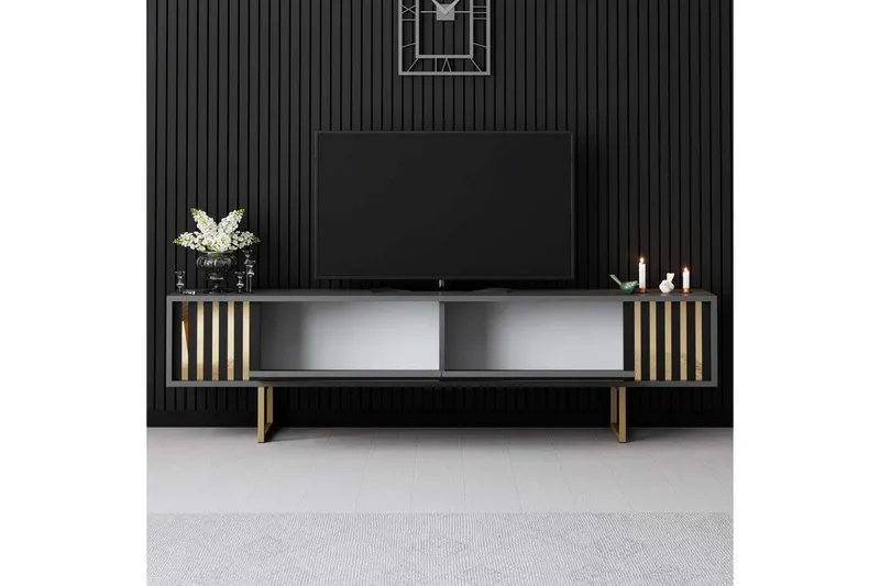 TV-skab Rany linje Antracit / Rany - Antracit / Rany - Møbler - TV borde & mediemøbler - TV-borde