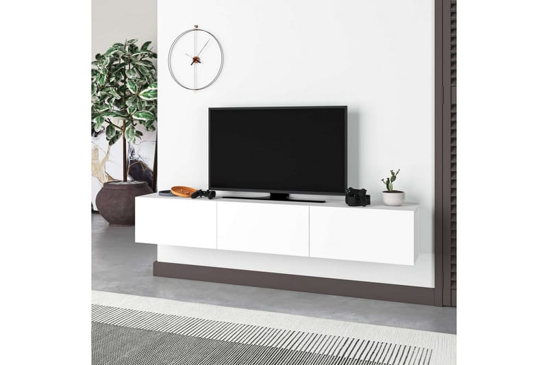 TV-skab Rasab 180 Hvid - Hvid - Møbler - TV borde & mediemøbler - TV-borde