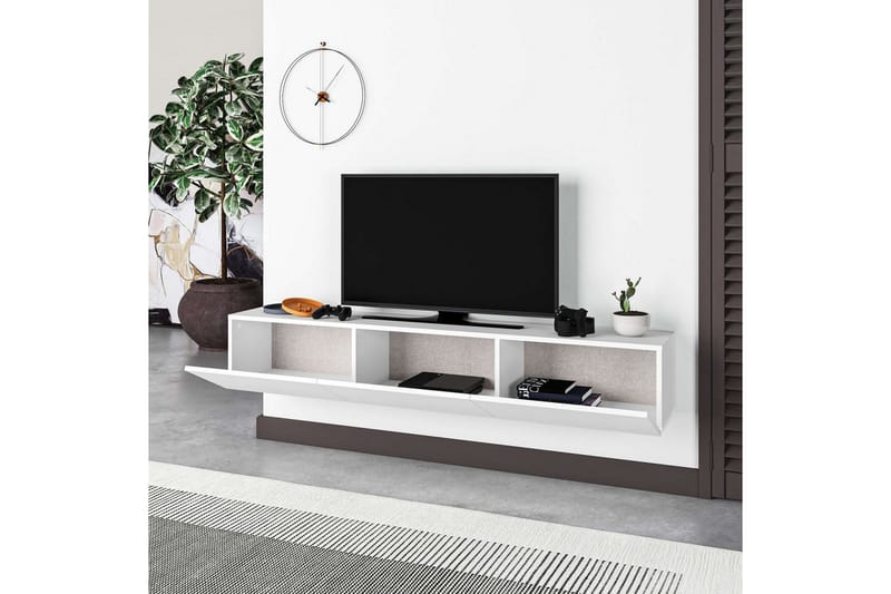 TV-skab Rasab 180 Hvid - Hvid - Møbler - TV borde & mediemøbler - TV-borde