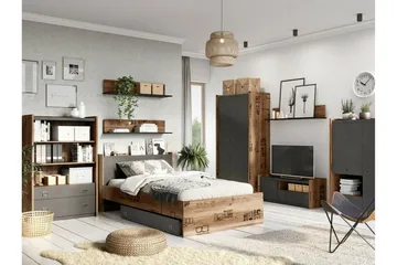 Rathmore TV-bord 110 cm - Grå - Møbler - TV borde & mediemøbler - TV-borde