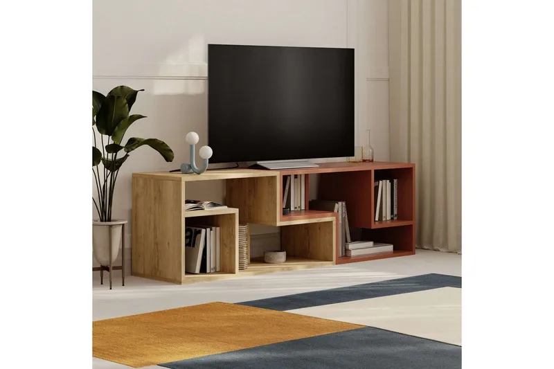 TV-skab Ravena Sudamal Eg / Kanel - Sudamal Eg / Kanel - Møbler - TV borde & mediemøbler - TV-borde