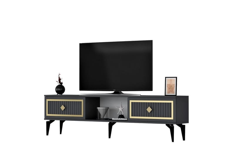 TV-skab Sivaji Antracit / Rany - Antracit / Rany - Møbler - TV borde & mediemøbler - TV-borde