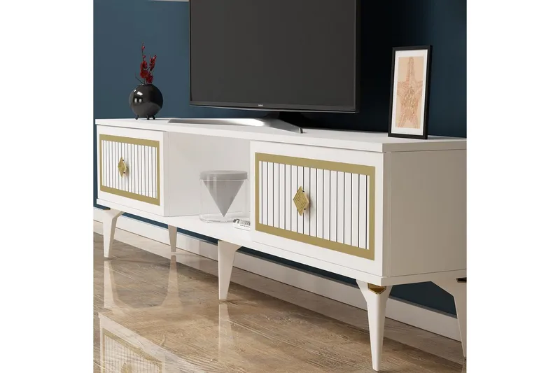 TV-skab Sivaji Hvid / Rany - Hvid / Rany - Møbler - TV borde & mediemøbler - TV-borde