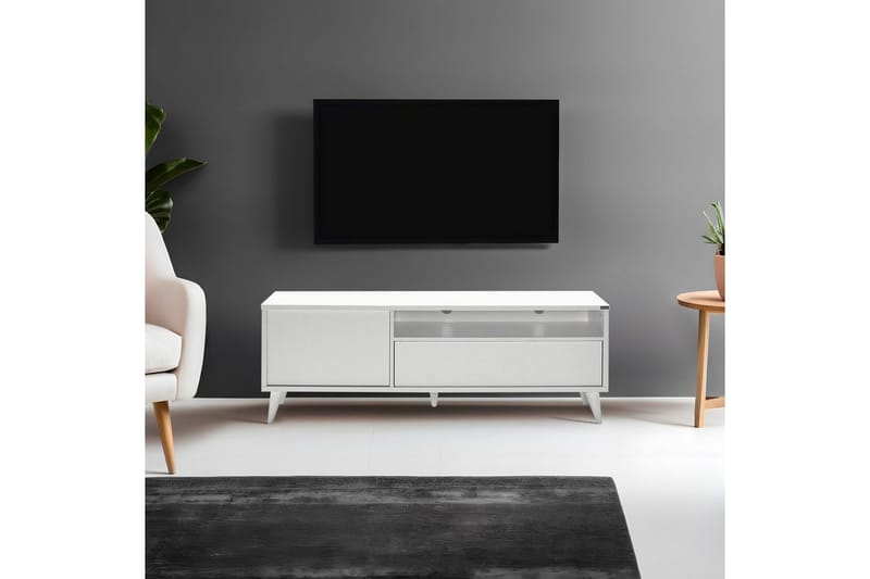 TV-skab Sosan Hvid - Hvid - Møbler - TV borde & mediemøbler - TV-borde