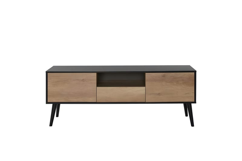 TV-skab Sosan Sort / Taupe - Taupe/Sort - Møbler - TV borde & mediemøbler - TV-borde