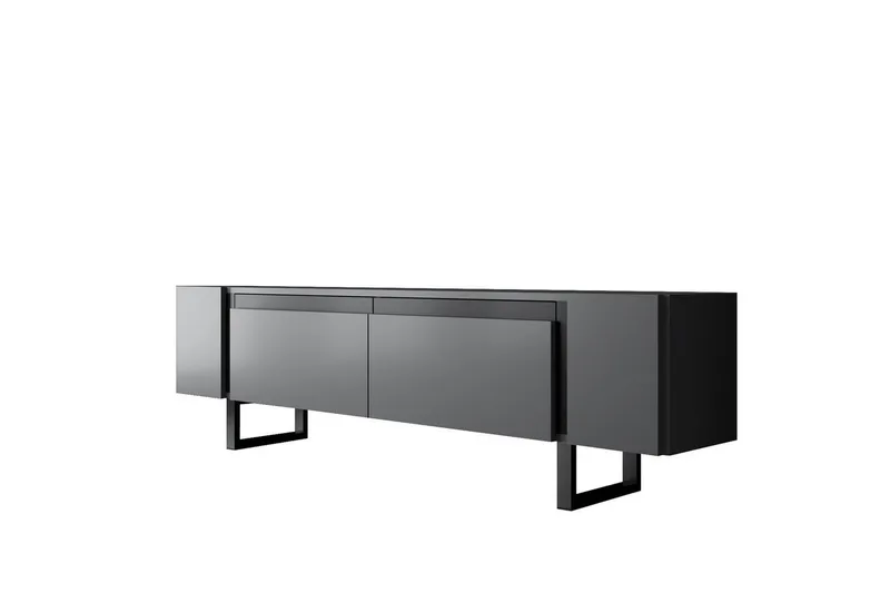 TV-skab Sozi Antracit / Sort, Antracit / Sort