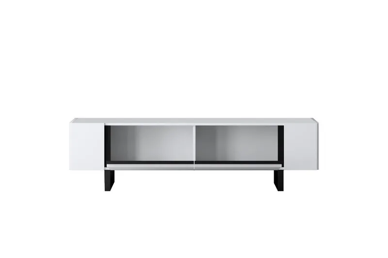 TV-skab Sozi Hvid / Sort - Hvid / Sort - Møbler - TV borde & mediemøbler - TV-borde