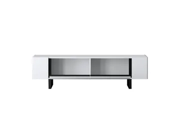 TV-skab Sozi Hvid / Sort - Hvid / Sort - Møbler - TV borde & mediemøbler - TV-borde