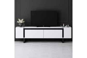 TV-skab Sozi Hvid / Sort - Hvid / Sort - Møbler - TV borde & mediemøbler - TV-borde