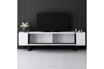 TV-skab Sozi Hvid / Sort - Hvid / Sort - Møbler - TV borde & mediemøbler - TV-borde