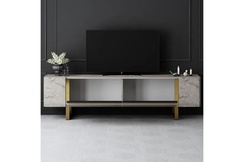 TV-skab Sozi Travertin / Rany - Travertin / Rany - Møbler - TV borde & mediemøbler - TV-borde