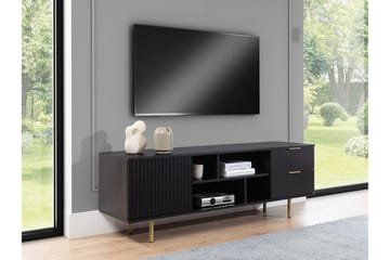 Staffin Tv-skab 150 cm - Sort - Møbler - TV borde & mediemøbler - TV-borde