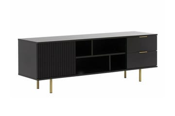 Staffin Tv-skab 150 cm - Sort - Møbler - TV borde & mediemøbler - TV-borde