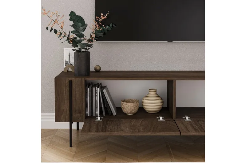 TV-skab Stira Valnød - Valnød - Møbler - TV borde & mediemøbler - TV-borde