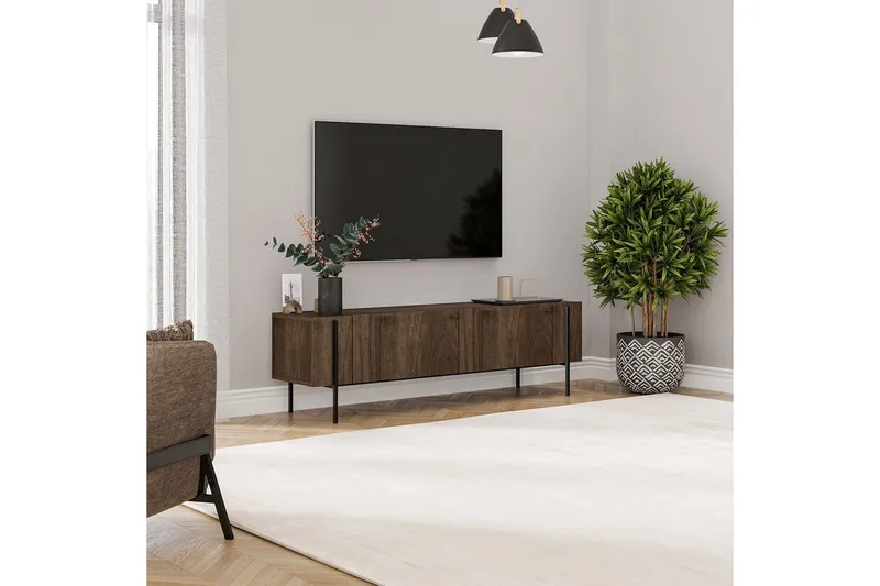 TV-skab Stira Valnød - Valnød - Møbler - TV borde & mediemøbler - TV-borde