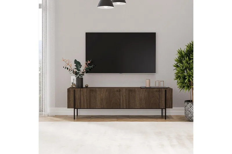 TV-skab Stira Valnød - Valnød - Møbler - TV borde & mediemøbler - TV-borde