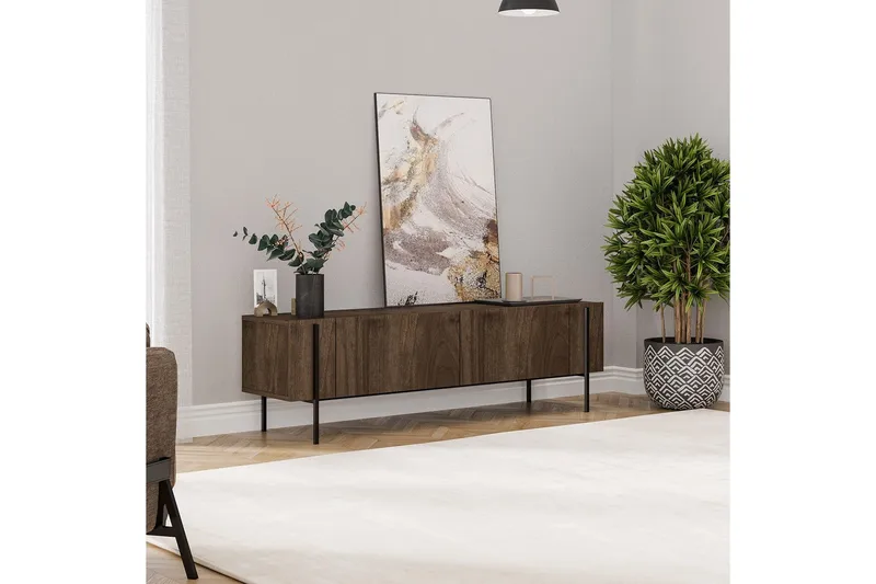 TV-skab Stira Valnød - Valnød - Møbler - TV borde & mediemøbler - TV-borde