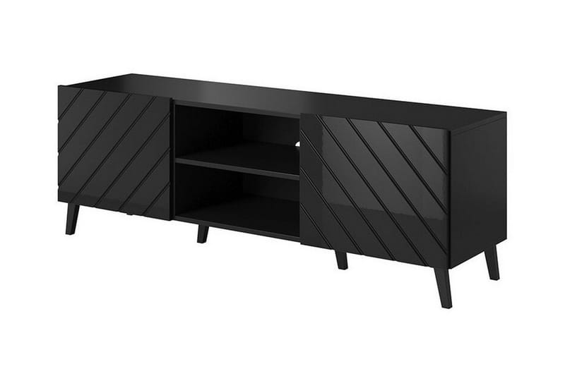 Strontian Tv-skåp 150 cm Scandinavian Choice Black - Møbler - TV borde & mediemøbler - TV-skab