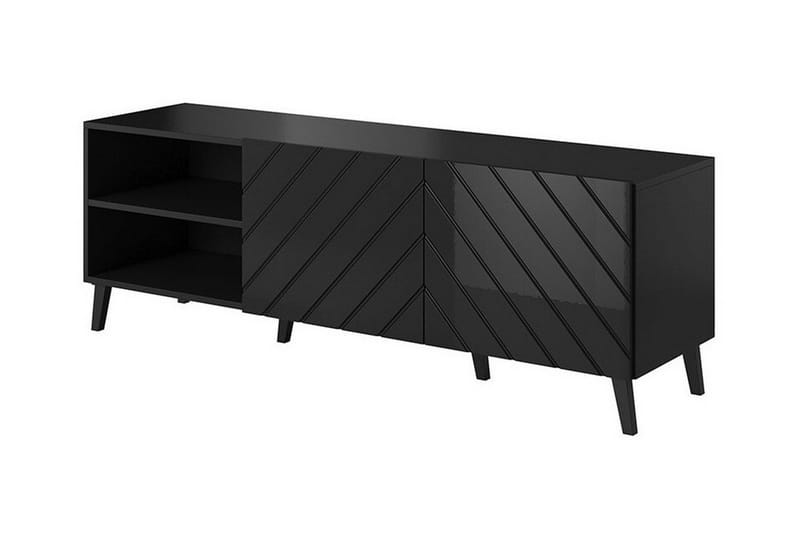 Strontian Tv-skåp 150 cm Scandinavian Choice Black - Møbler - TV borde & mediemøbler - TV-skab