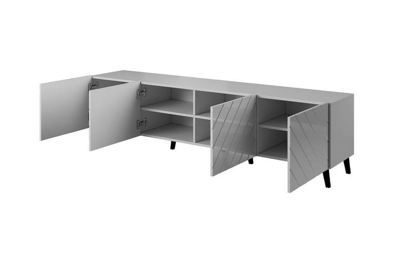 Strontian Tv-skåp 200 cm Scandinavian Choice Black - Møbler - TV borde & mediemøbler - TV-skab