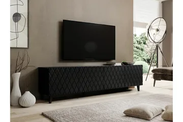 Strontian Tv-skåp 200 cm Scandinavian Choice Black - Møbler - TV borde & mediemøbler - TV-borde