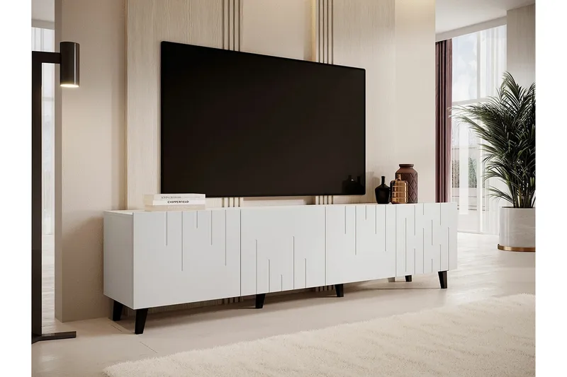 Strontian Tv-skåp 200 cm Scandinavian Choice White - Møbler - TV borde & mediemøbler - TV-skab