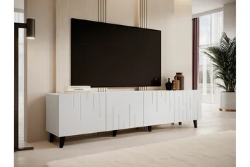 Strontian Tv-skåp 200 cm Scandinavian Choice White - Møbler - TV borde & mediemøbler - TV-borde