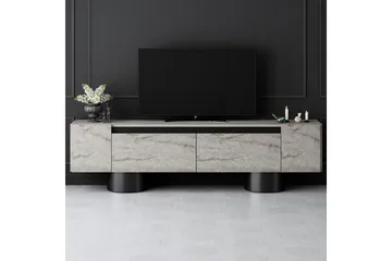 TV-skab Travertin / Sort - Travertin / Sort - Møbler - TV borde & mediemøbler - TV-borde
